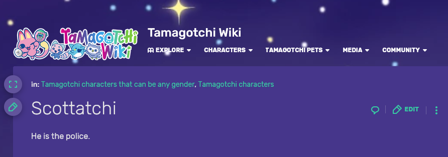 God forbid we don't grief the Tamagotchi Wiki
